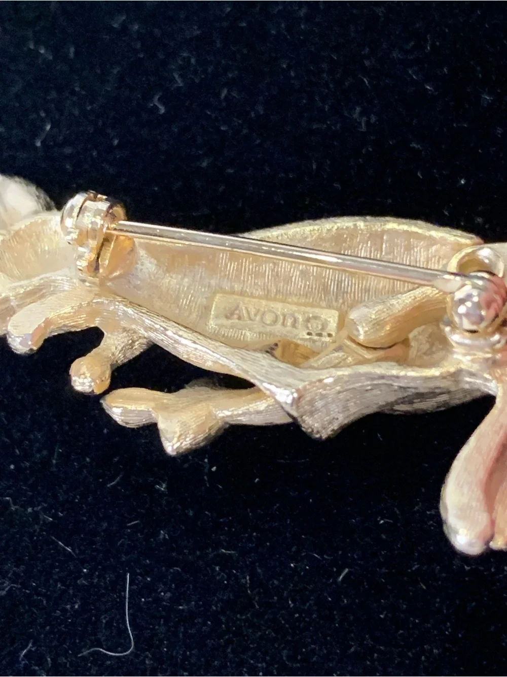 Vintage Avon Mechanical Kangaroo Brooch Pop Up Joey Articulated